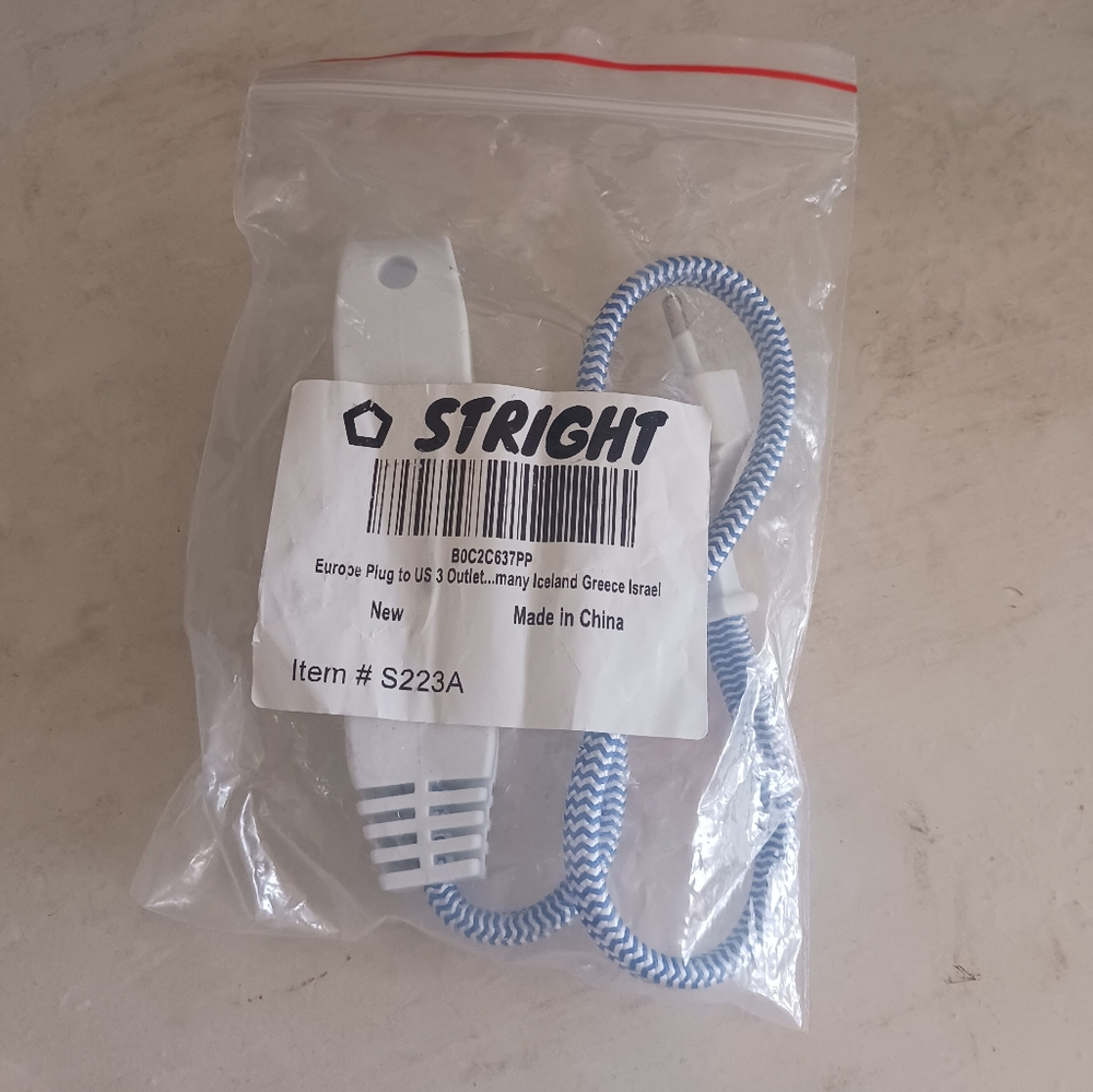 International Travel Cord 3 Outlet U.S. Adapter‎